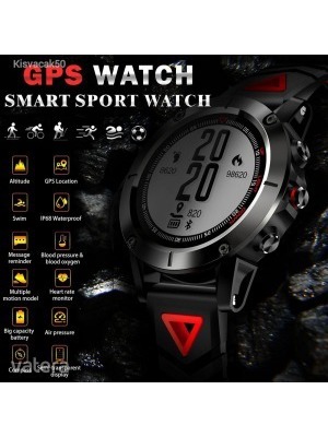 1x Sport óra okosóra Fitness Tracker lépésszámláló IP68 vízálló pulzusmérő iránytű GPS Android IOS << lejárt 590796