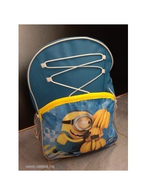 Gru Minion hátizsák iskolatáska táska normál méret 40x31x21 cm eredeti kék << lejárt 470022