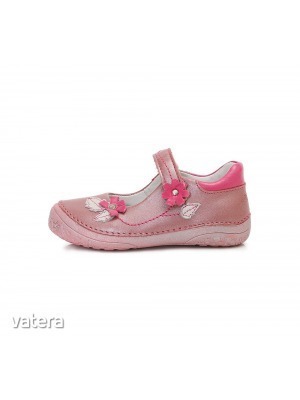 D.D.step lány rózsaszín balerina/ nyitott bőr cipő 25-30 << lejárt 712190