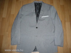 H&M szürke SLIM FIT öltönykabát zakó férfi S EUR48 175/96A 38R << lejárt 5047412 64 fotója