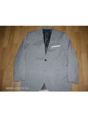 H&M szürke SLIM FIT öltönykabát zakó férfi S EUR48 175/96A 38R << lejárt 951020
