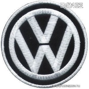 ruhára vasalható folt rávasaló felvarró logo logó VW Volkswagen 70mm << lejárt 9989197 58 fotója