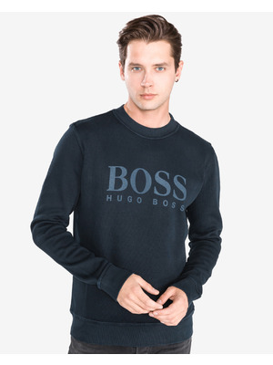BOSS Hugo Boss Weave Pulóver Kék << lejárt 455842