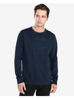 G-Star RAW Graphic 13 Shield Core Melegítő felső Kék << lejárt 25565