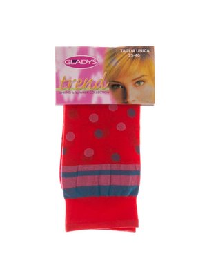 Gladys piros pontos női harisnya zokni << lejárt 442347