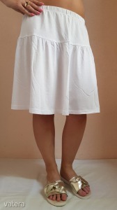 fehér extra trendi kényelmes minőségi harang alakú MOLETTI 50/52 nyári térd SZOKNYA f2 << lejárt 4445423 77 fotója
