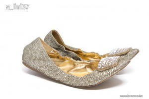 GUESS különleges LUXUS köves ezüst lapos talpú balerina cipő 39 << lejárt 5985085 81 fotója