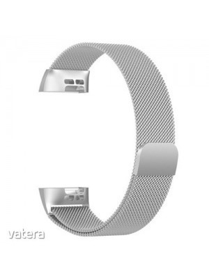 Fitbit Charge 3 cserélhető fém szíj - ezüst - silver << lejárt 313937
