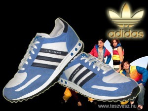 Adidas LA Trainer kék fehér sportcipő! 38 2/3-os méret! << lejárt 7533362 2 fotója