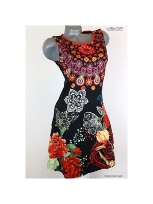 Gyönyörű színes mintás ruha L/XL új!címkés << lejárt 996979