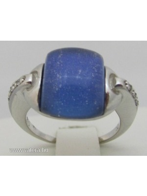 Ezüst gyűrű kék kővel Bp(Ag 33959) << lejárt 907854