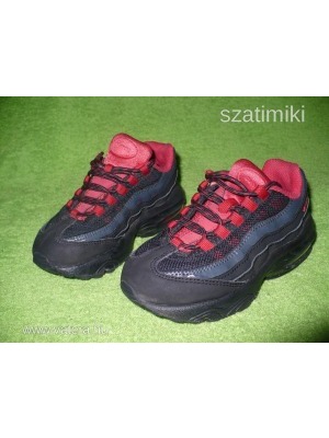 NIKE Air Max '95 fekete-piros sportcipő 27,5-es << lejárt 687023