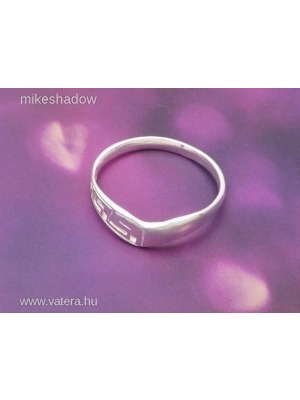 Női görög mintás női ezüstgyűrű, ezüst gyűrű Minden méretben! << lejárt 989325