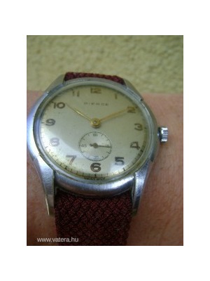 Vintage 30- 40 évek Military PIERCE FAB.SUISSE Papashock Rare WW2 Men's Wristwatch << lejárt 418352