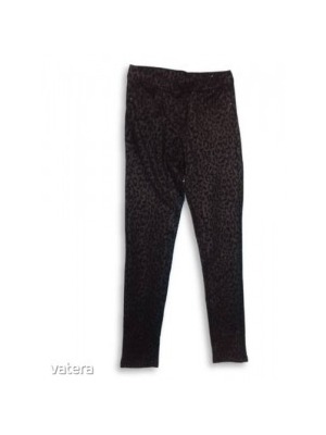 152-es fekete párducmintás leggings jellegű nadrág - OVS, Oviesse << lejárt 746905