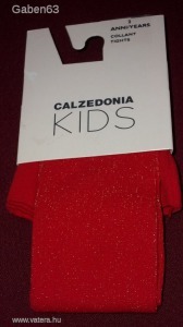 Kiárusítás!! CALZEDONIA harisnya nadrág gyerek piros csillogó 2 év ÚJ !! << lejárt 3789241 56 fotója