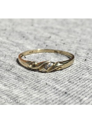 Női arany gyűrű gyémánt << lejárt 30581