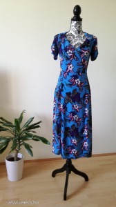 AKCIÓ 999Ft! Gyönyörű kék színvilágú, virágos TOPSHOP könnyű nyári ruha - S << lejárt 4555276 90 fotója