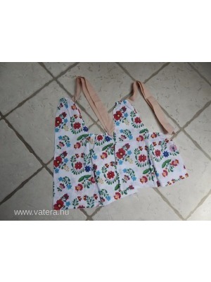 Anyaművek-Handmade matyó-virágos nyakbakötős ruha 3-5 év - ÚJ - Egyedi kézzel készített << lejárt 408602