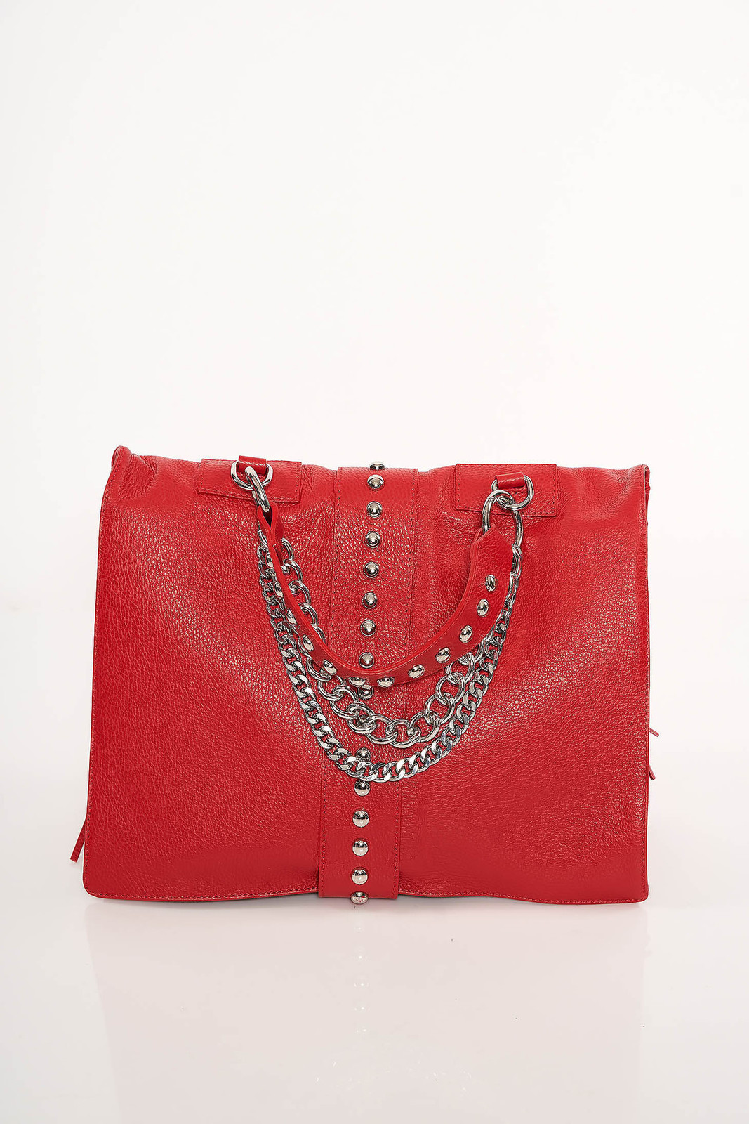 Piros táska casual fémes szegecsekkel << lejárt 8859518 28 fotója