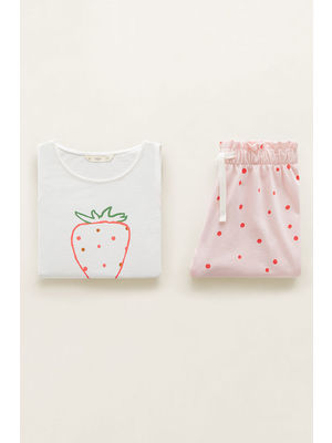 Mango Kids - Gyerek pizsama Yummy 110-164 cm