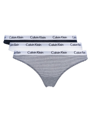Calvin Klein 3 db-os Bugyi szett Fekete Fehér << lejárt 652372