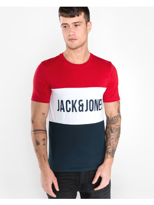 Jack & Jones Pierre Póló Kék Piros Fehér << lejárt 7254