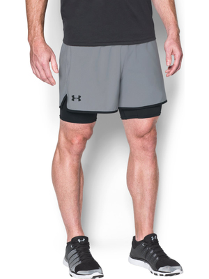 Under Armour Qualifier 2-in-1 Rövidnadrág Szürke << lejárt 134602