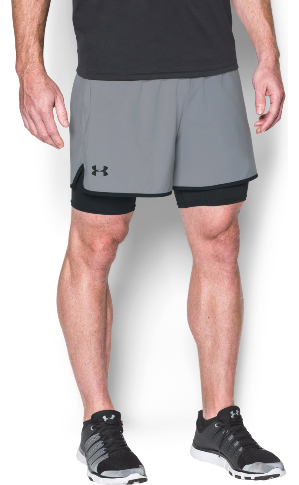 Under Armour Qualifier 2-in-1 Rövidnadrág Szürke << lejárt 5199022 92 fotója