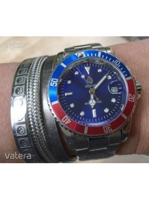 ÚJ !! ÓRA &ndash; SEWOR &ndash; Automata (The Rolex GMT- Master II Pepsi ) replika << lejárt 173261