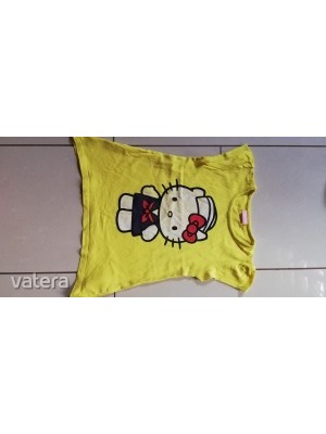Hello Kitty sárga rövid ujjú felső 3-4 év 104 cm << lejárt 999750