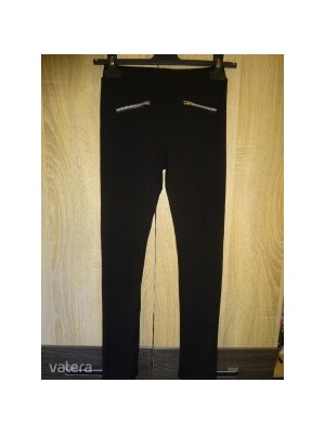 H&M fekete pamut anyagú, hibátlan csinos, divatos leggings nadrág- 158-as méretben- 12-13évesre << lejárt 194370