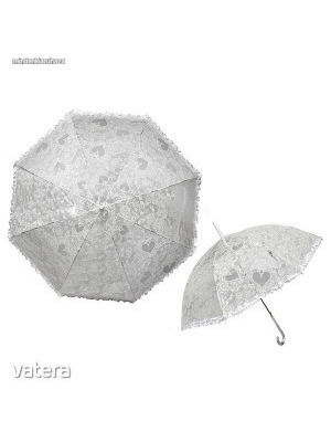 Női fehér csipke esernyő / esküvői << lejárt 186947