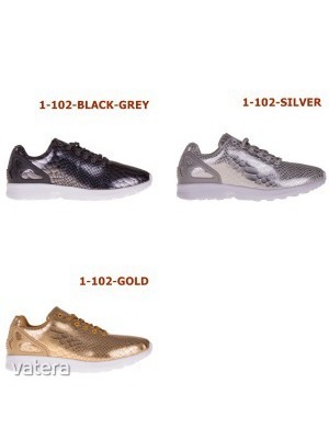 Marmaid ezüst női sportcipő - ezüst / arany / sötét << lejárt 607196