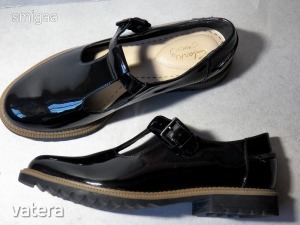 CLARKS elegáns, pántos, lakkbőr komfort cipő 36,5 -ös Szélesebb - HIBÁTLAN ! << lejárt 6981335 47 fotója