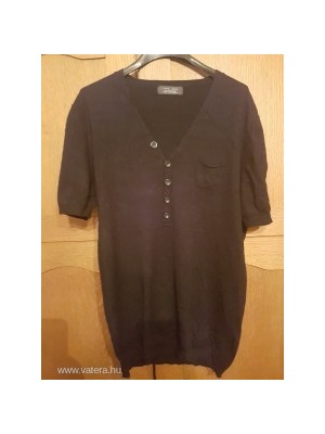 Zara Man 40-es fekete pamut póló szép állapotú alig hordott divatos férfi póló csak 1ftért << lejárt 618998