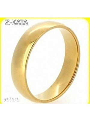 Csoda szép arany filled eljegyzési karika gyűrű 21 mm es AKCIÓ << lejárt 774520