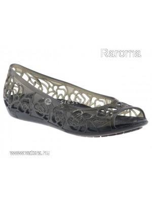 CROCS ISABELLA JELLY FLAT fekete balerina cipő szandál 33 - 34 -es J2 << lejárt 149394