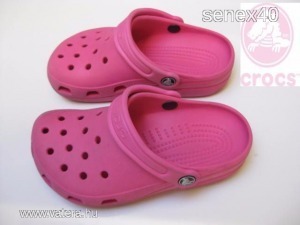 Crocs pink lány 32-es 33-as újszerű szép papucs szandál 20,5 cm M1 W3 << lejárt 8819548 5 fotója