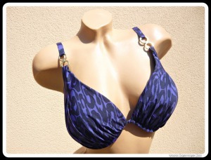 Debenhams kék mintás, push-up bikini felső (80/E) << lejárt 3456110 77 fotója