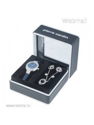 Pierre Cardin ajándékszett női óra és ékszerszett, dobozban, eredeti - kék-ezüst << lejárt 695188