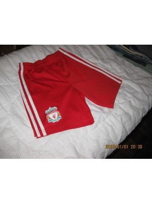 Liverpool Adidas piros kisfiú rövidnadrág, foci mez, 5-6 év 116-os << lejárt 641842