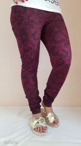 H&M lila és fekete MOTÍVUMOS extra trendi EGYEDI stílusú csajos XS CSŐSZÁRÚ NADRÁG LEG << lejárt 1313752 76 fotója