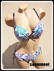 Ocean Club kék-lila mintás, push-up bikini (42) << lejárt 2803602 82 fotója