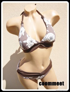 Camaieu barna, virágos, kivehető szivacsos bikini (38) << lejárt 5379983 58 fotója