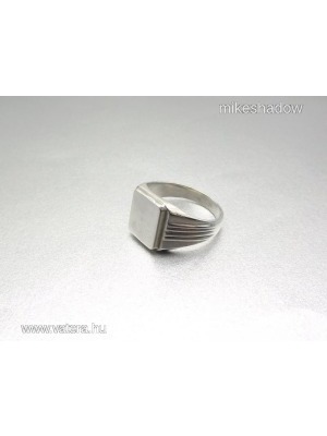 Férfi ezüst pecsétgyűrű. Gravírozható! Minden méretben! << lejárt 650032