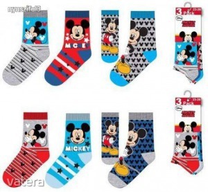 Mickey zokni 3pár 27/30-as 1 ft új << lejárt 6179253 1 fotója