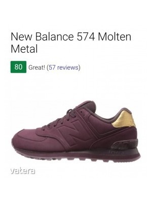 New Balance 574 Molten Metál egyedi cipő 41-es << lejárt 116712