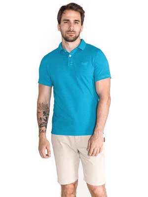 SuperDry Teniszpóló Kék << lejárt 223914