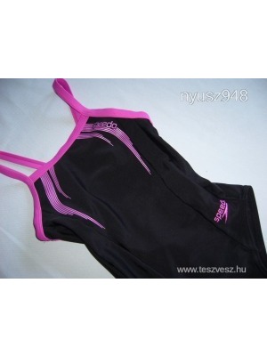 Speedo úszóruha fekete-pink fürdőruha 5-6év 116cm h.50cm mb.56-64cm (M. in Thailand)újsz. << lejárt 200503